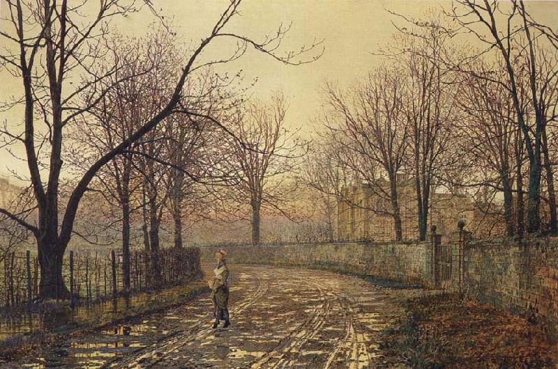 Atkinson Grimshaw Sixty Years Ago Spain oil painting art